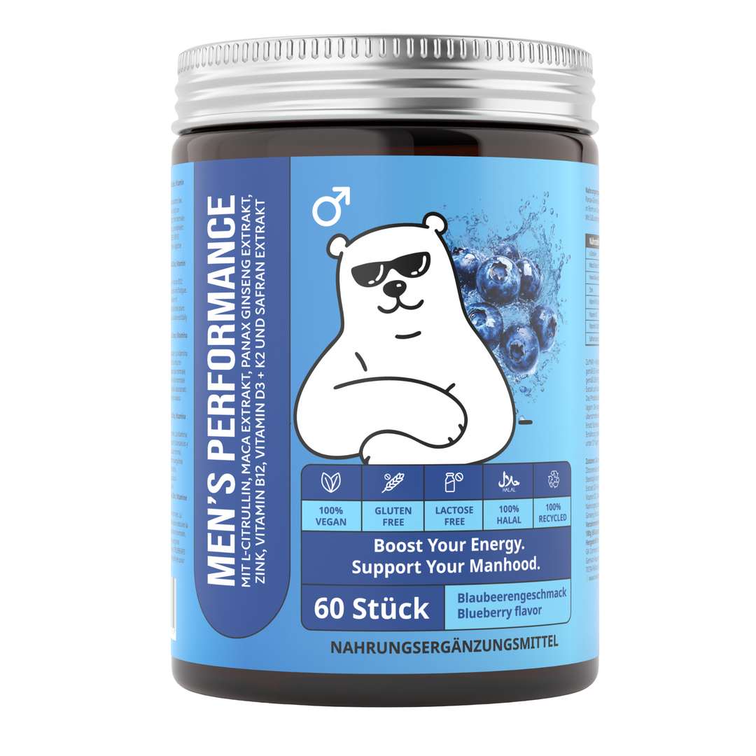 TRUEBEARS® MEN’S PERFORMANCE BEAR – Boost Your Energy. Support Your Manhood.