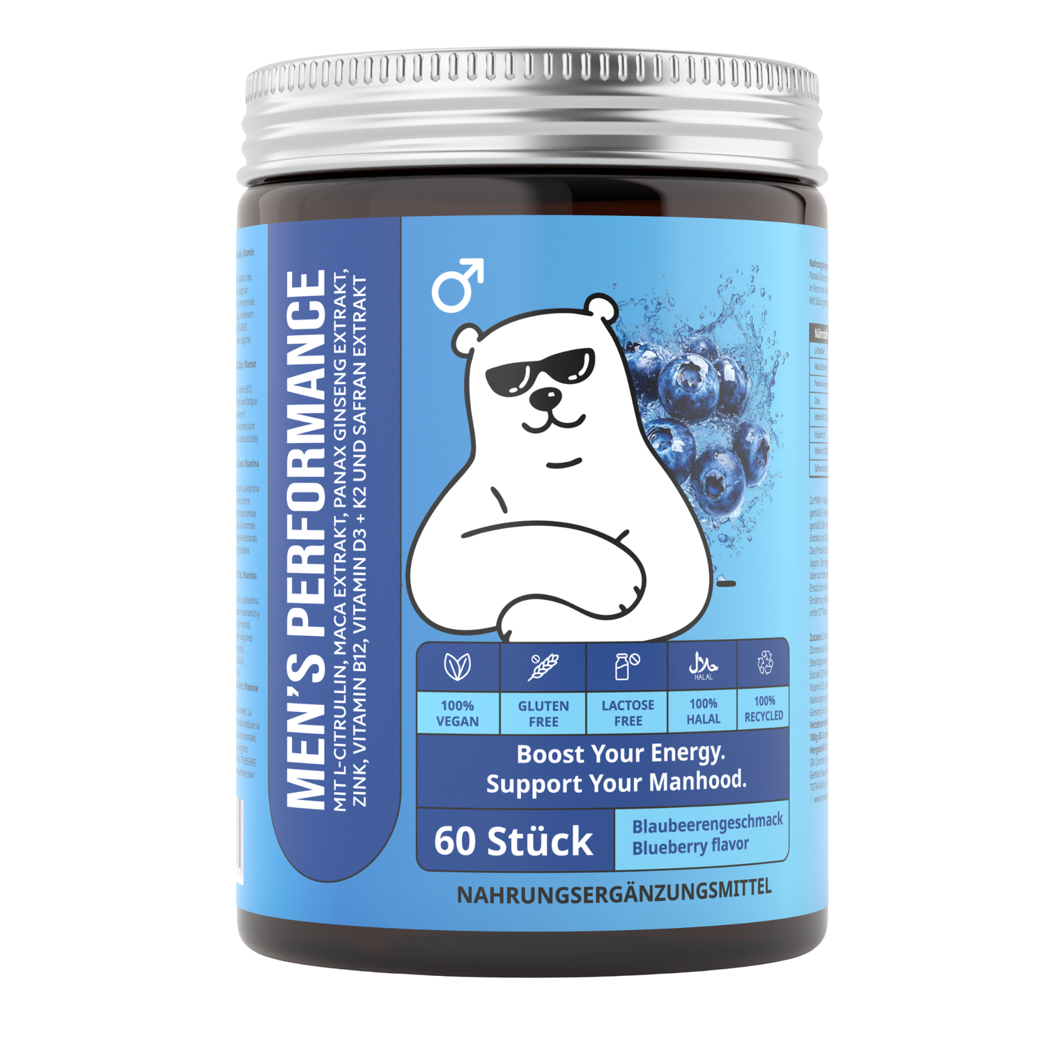 TRUEBEARS® MEN’S PERFORMANCE BEAR – Boost Your Energy. Support Your Manhood.