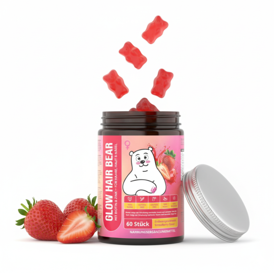 TRUEBEARS® GLOW HAIR BEAR – Für die Erhaltung normaler Haare, Haut und Nägel*