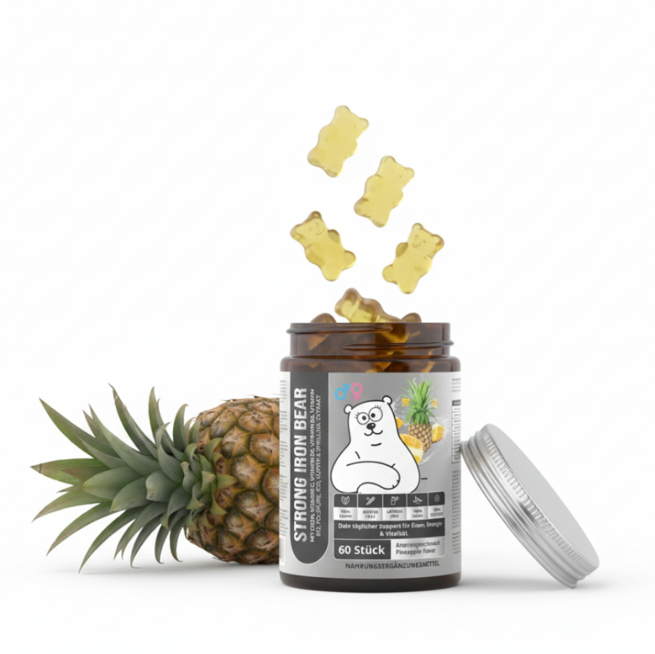 TRUEBEARS® STRONG IRON BEAR – Dein täglicher Support für Eisen, Energie & Vitalität